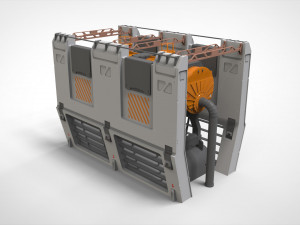 Sci fi props 4 3D Модель