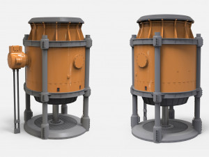 Sci fi props 4 3D Модель