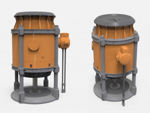 Sci fi props 4 3D Модель