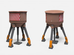 Sci fi props 4 3D Model