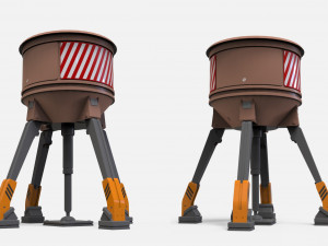 Sci fi props 4 3D Модель