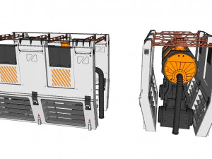 Sci fi props 4 3D Model