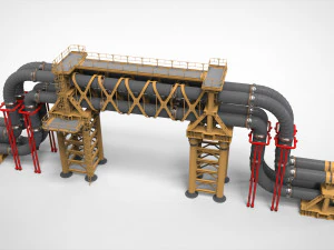 Ambiente modulare di fantascienza 15 Modello 3D