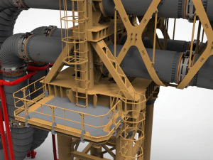 Ambiente modulare di fantascienza 15 Modello 3D