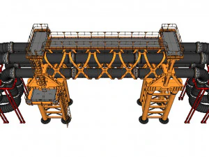 Ambiente modulare di fantascienza 15 Modello 3D