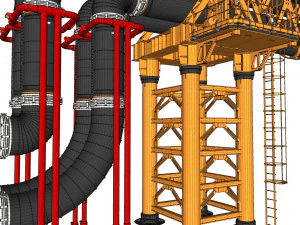Ambiente modulare di fantascienza 15 Modello 3D