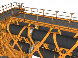 Ambiente modulare di fantascienza 15 Modello 3D