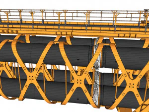 Ambiente modulare di fantascienza 15 Modello 3D