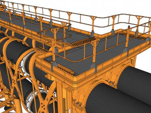Ambiente modulare di fantascienza 15 Modello 3D