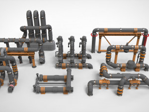 Sci fi modular environment 16 3D Модель