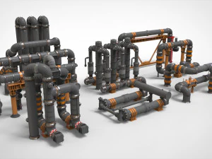 Ambiente modulare di fantascienza 16 Modello 3D