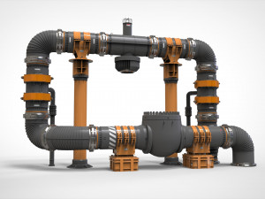 Sci fi modular environment 16 3D Модель