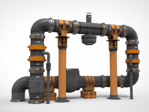 Sci fi modular environment 16 3D Модель