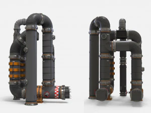 Ambiente modulare di fantascienza 16 Modello 3D