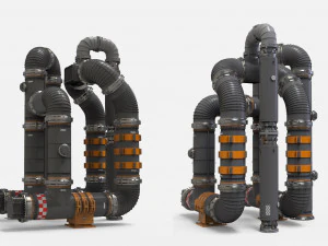 Ambiente modulare di fantascienza 16 Modello 3D