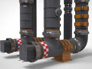 Sci fi modular environment 16 3D Модель