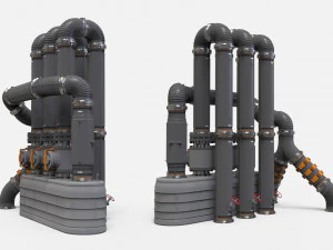 Ambiente modulare di fantascienza 16 Modello 3D