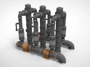 Ambiente modulare di fantascienza 16 Modello 3D