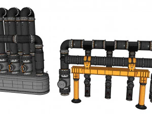 Ambiente modulare di fantascienza 16 Modello 3D