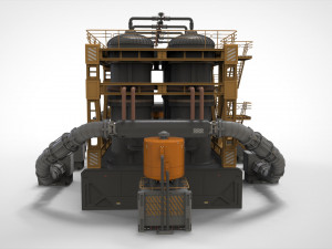 Sci-fi storage tank Model 3D