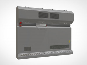 Sci-fi architecture kitbash 35 Modelo 3D