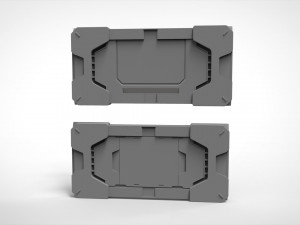 Sci-fi architecture kitbash 35 Modelo 3D