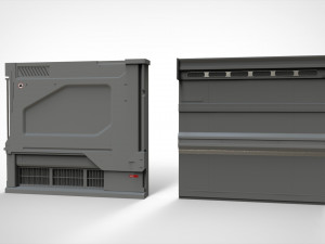 Sci-fi architecture kitbash 35 Modelo 3D