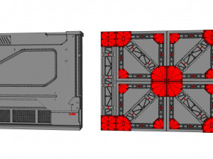 Sci-fi architecture kitbash 35 Modelo 3D