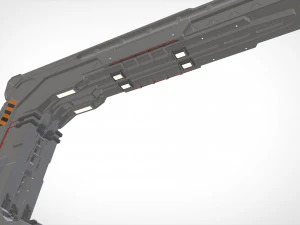 Sci fi modular environment 10 3D Model