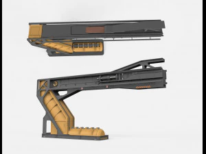Sci fi modular environment 10 3D Model