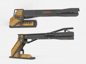 Sci fi modular environment 10 3D Model