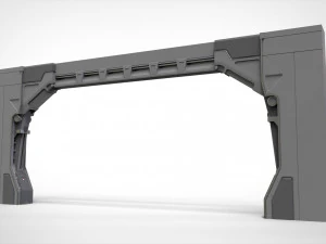 Sci fi modular environment 10 3D Model