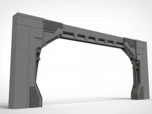 Sci fi modular environment 10 3D Model