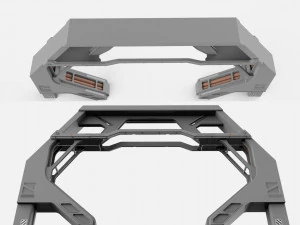 Sci fi modular environment 10 3D Model