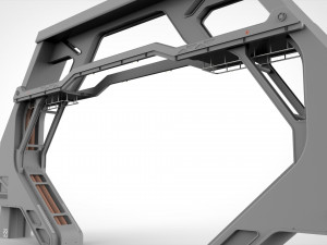 Sci fi modular environment 10 3D मॉडल