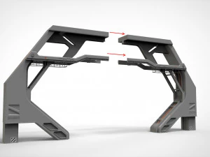 Sci fi modular environment 10 3D Model