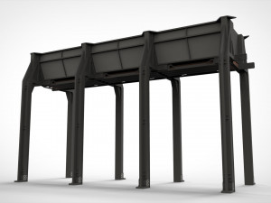 Sci-fi architecture kitbash 36 3Dモデル