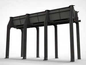 Sci-fi architecture kitbash 36 3D Model