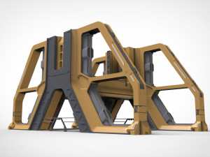 Sci Fi Modular Environment 17 Modèle 3D