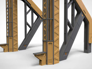 Środowisko modułowe Sci Fi 17 Model 3D