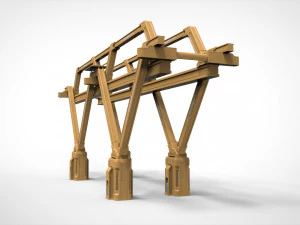 Środowisko modułowe Sci Fi 17 Model 3D