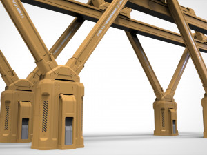 Sci Fi Modular Environment 17 Modèle 3D