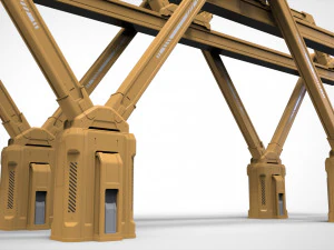 Środowisko modułowe Sci Fi 17 Model 3D