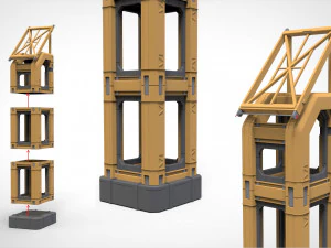 Środowisko modułowe Sci Fi 17 Model 3D