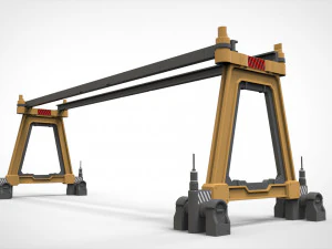 Środowisko modułowe Sci Fi 17 Model 3D