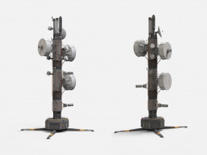 Sci fi antenna 7 Modello 3D