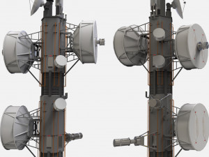 Sci fi antenna 7 Modello 3D