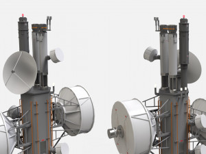 Sci fi antenna 7 Modello 3D