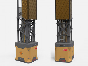 Sci fi antenna 7 Modello 3D