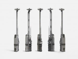 Научно-фантастическая антенна 7 3D Модель